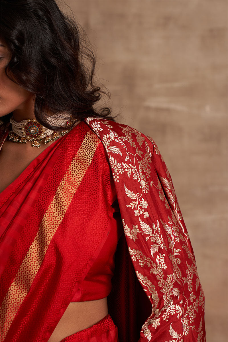 Brocade vintage Zari Satin Benarasi Handloom Jacket