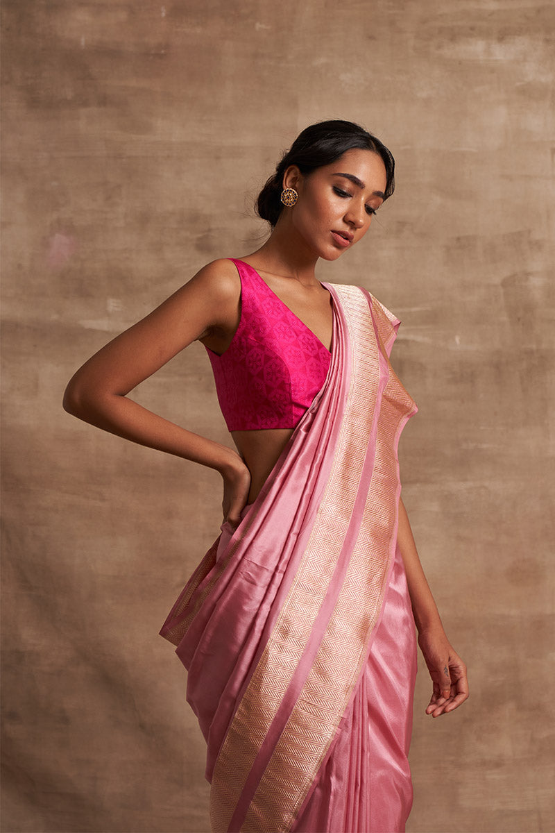 Geometric Zari Pure Silk saree