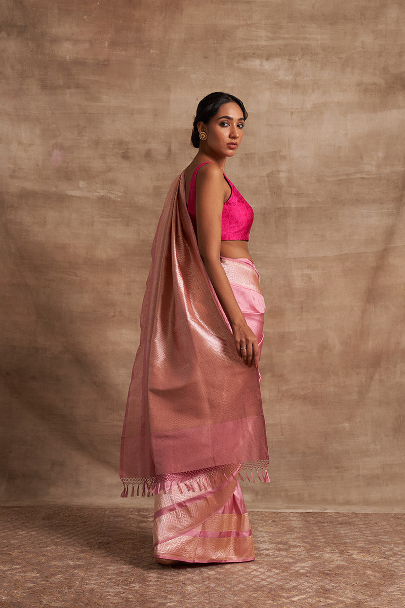 Geometric Zari Pure Silk saree
