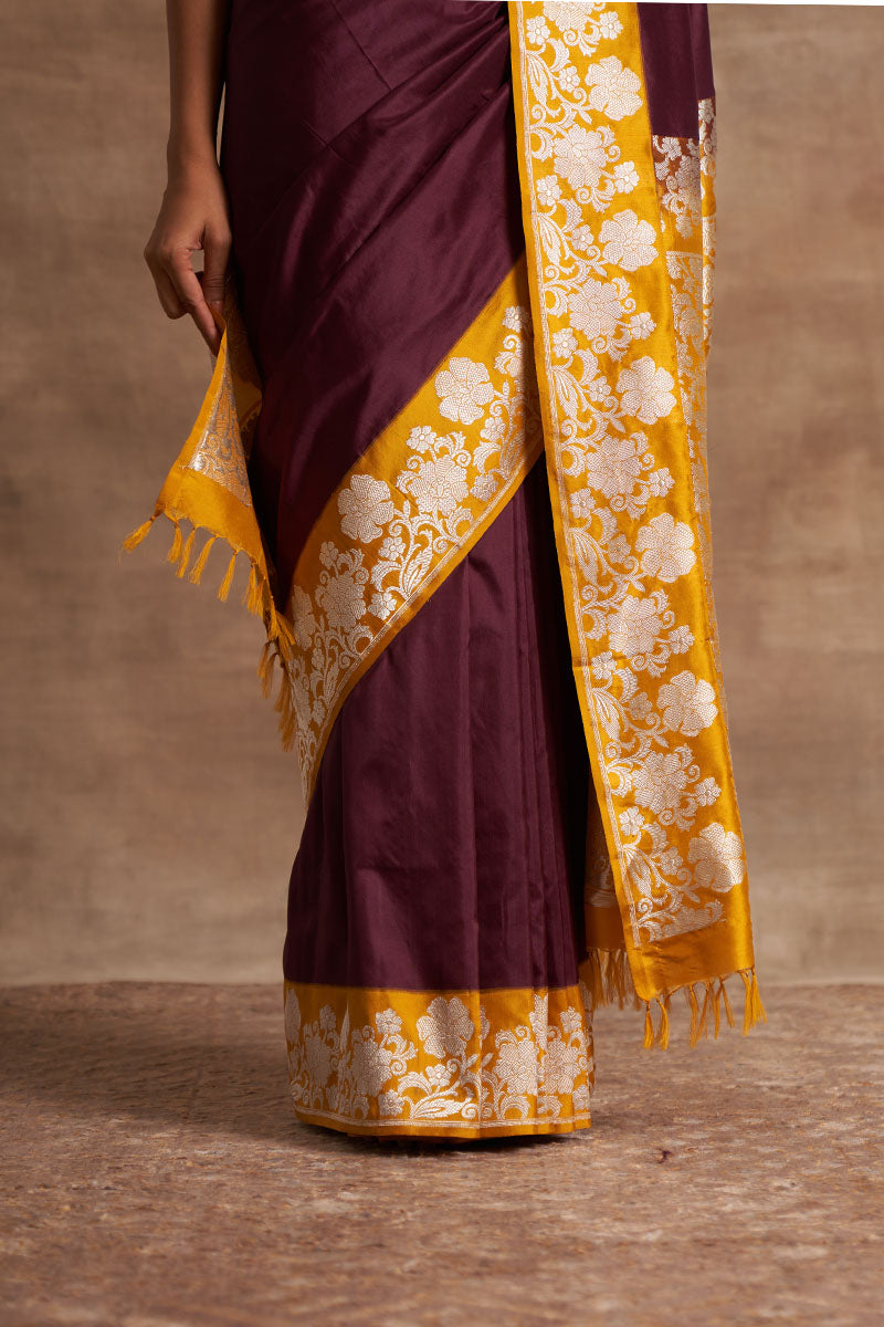 Jamuni Jangla Kadiyal Zari Pure Silk saree