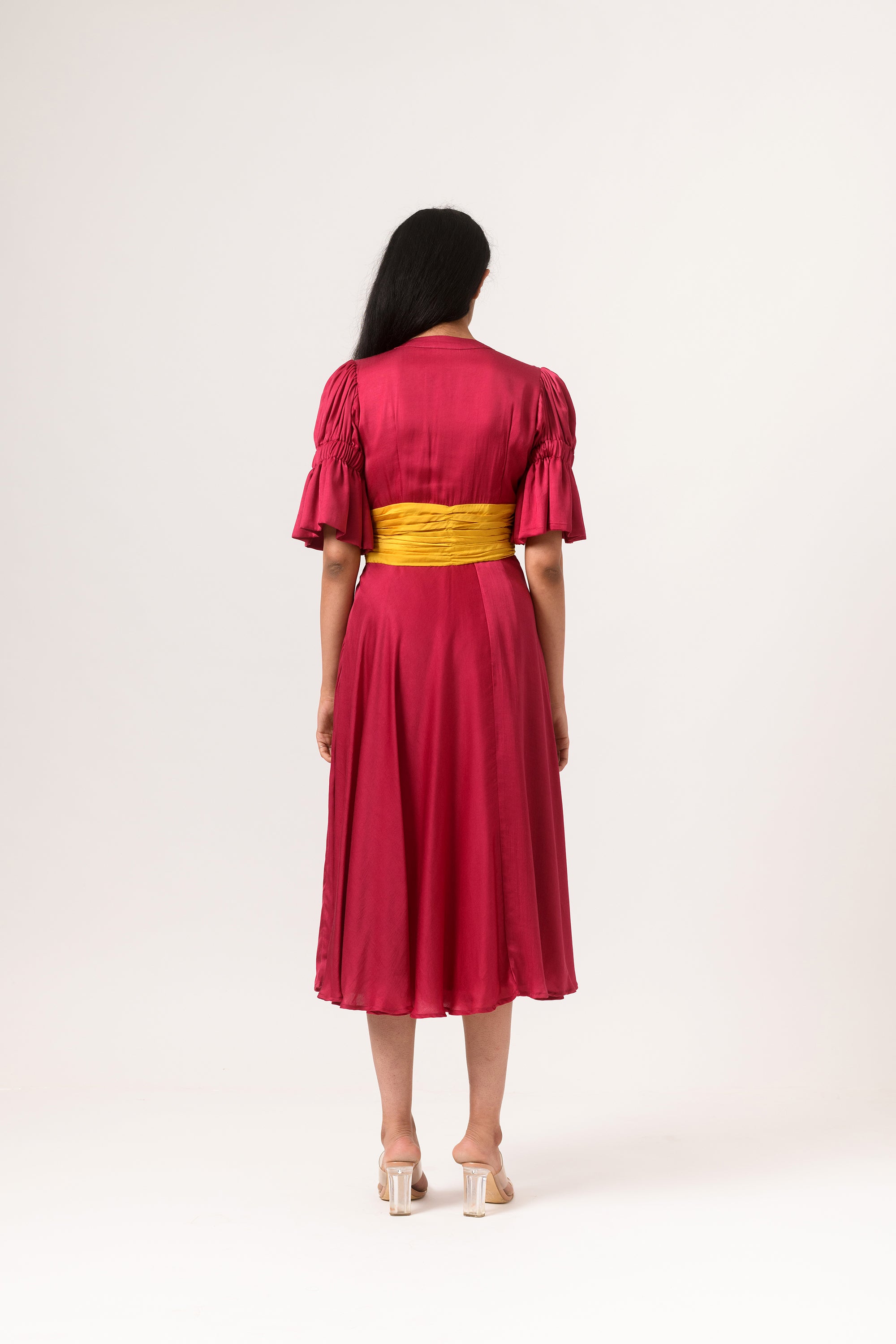 rouching dress