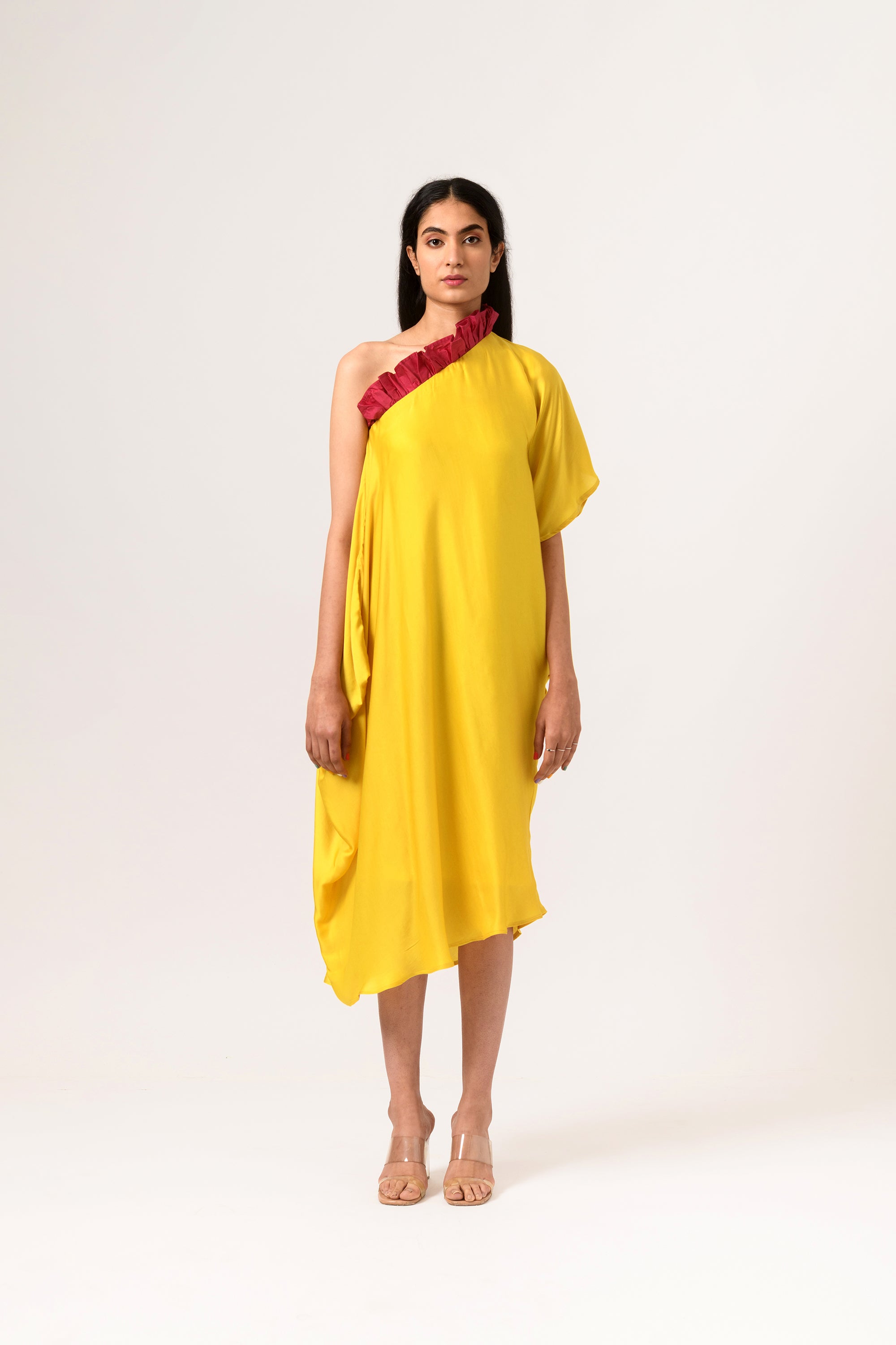 one shoulder dress