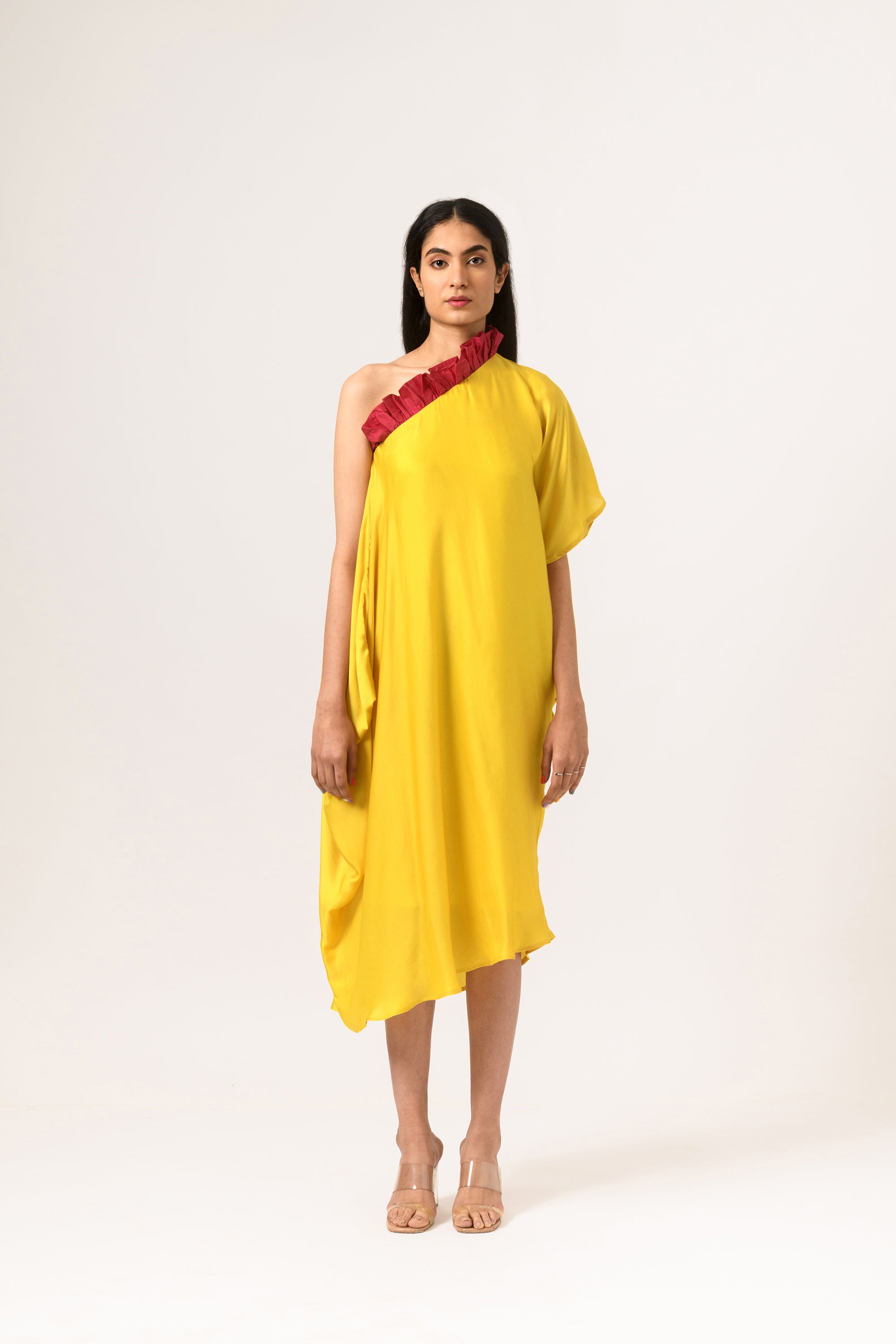 one shoulder dress
