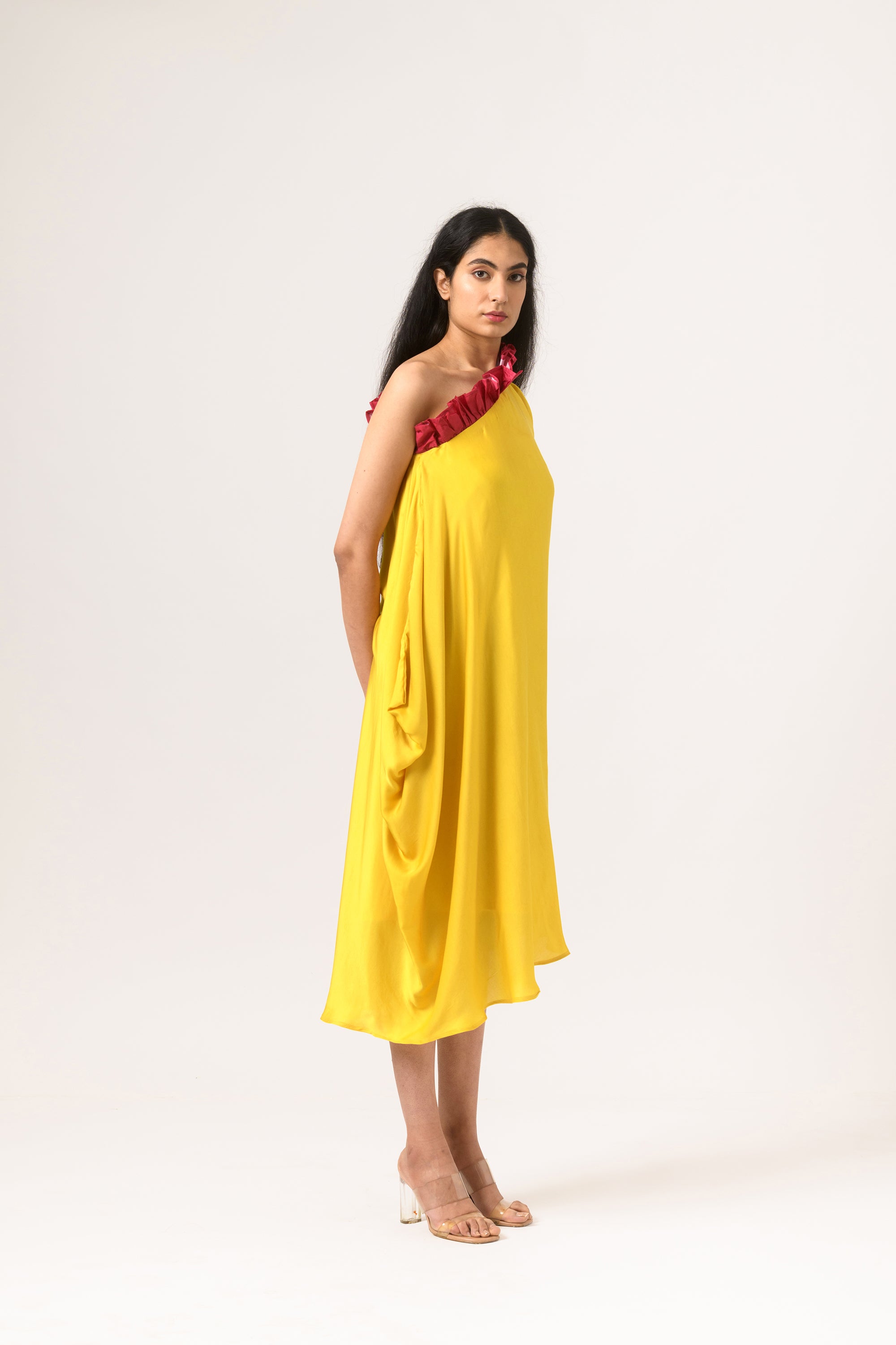 one shoulder dress