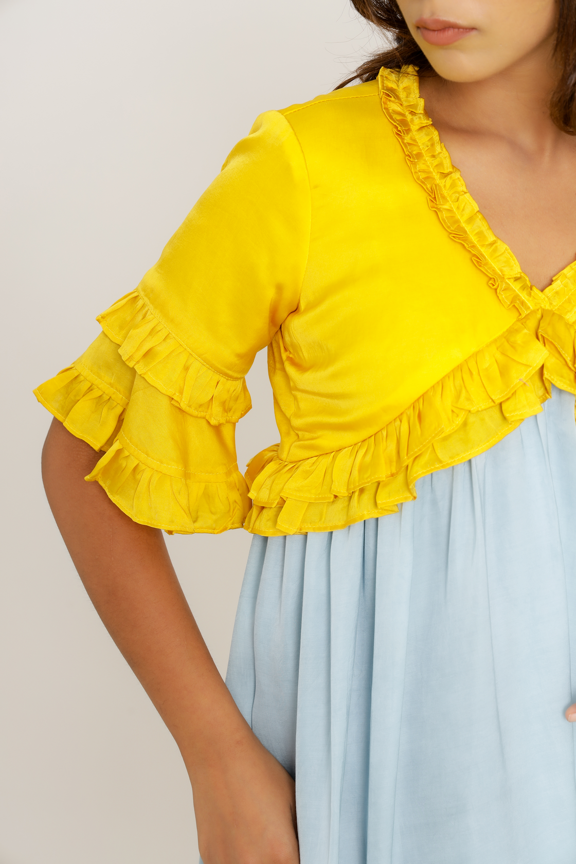 ice blue dress