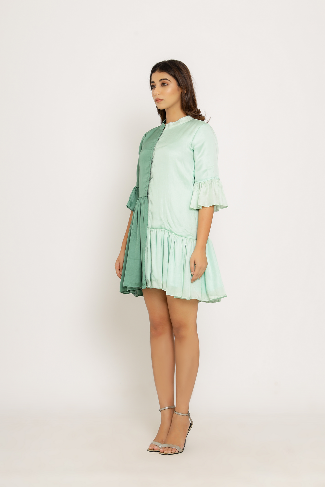 green half dress