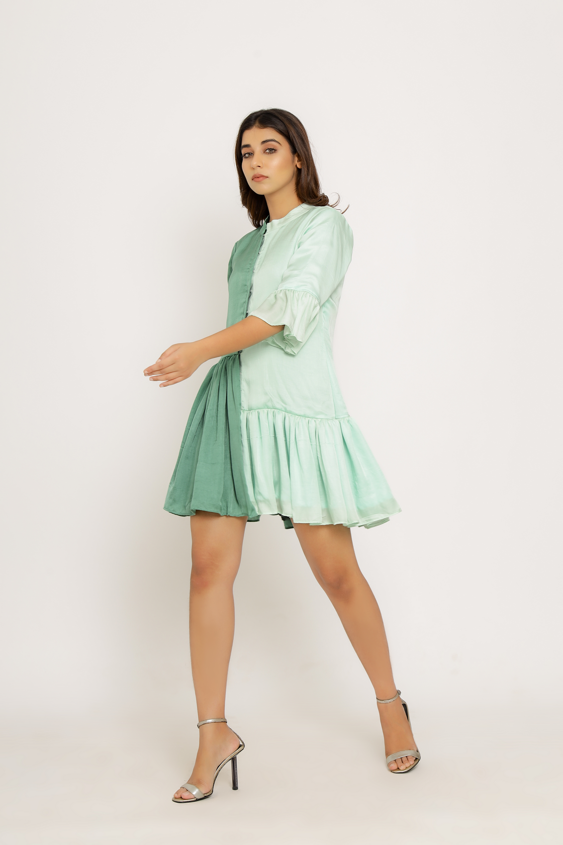 green half dress