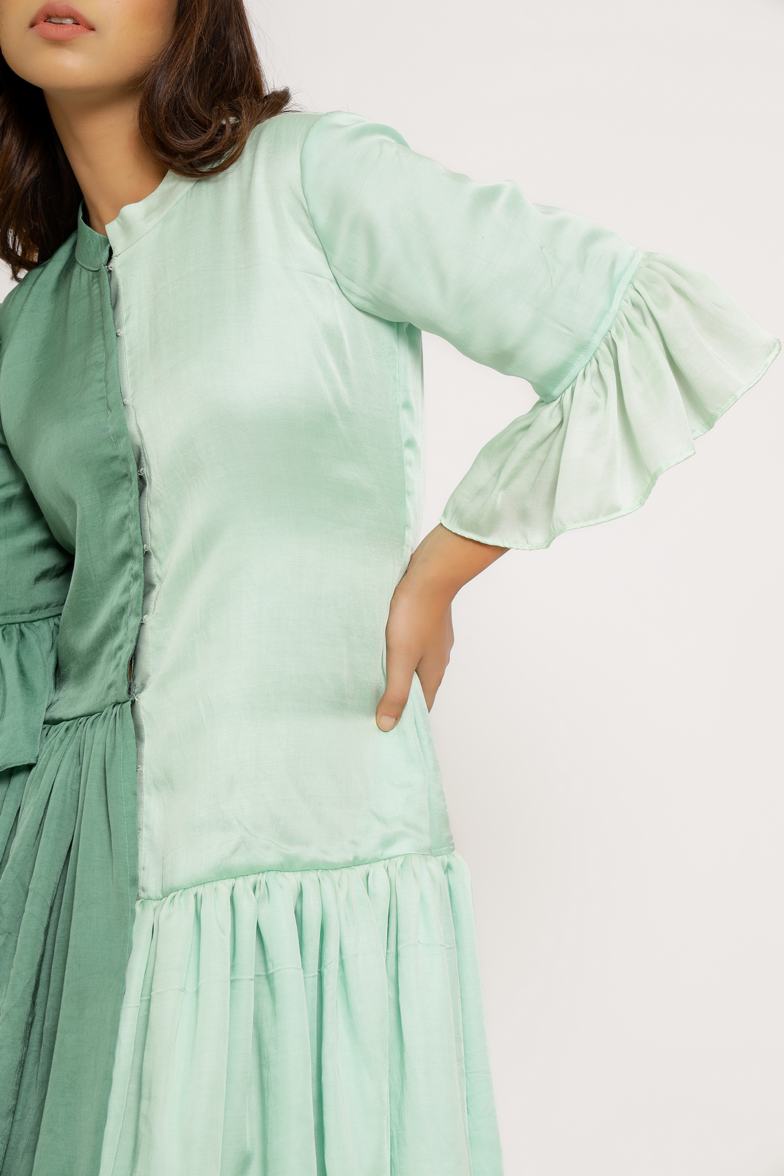 green half dress