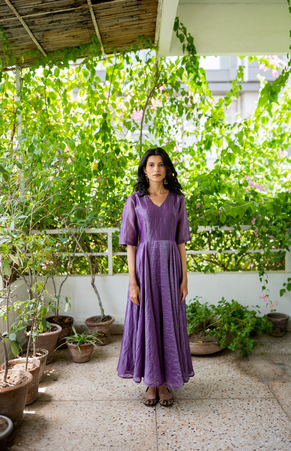 women's v neck dress