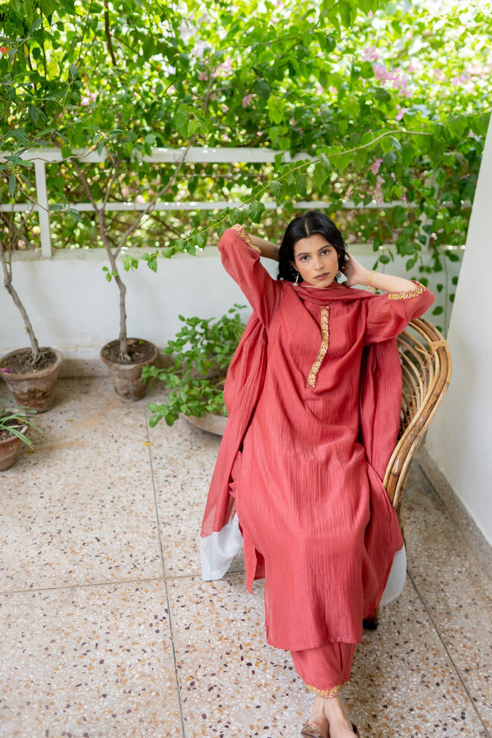 kurta with trouser and dupatta