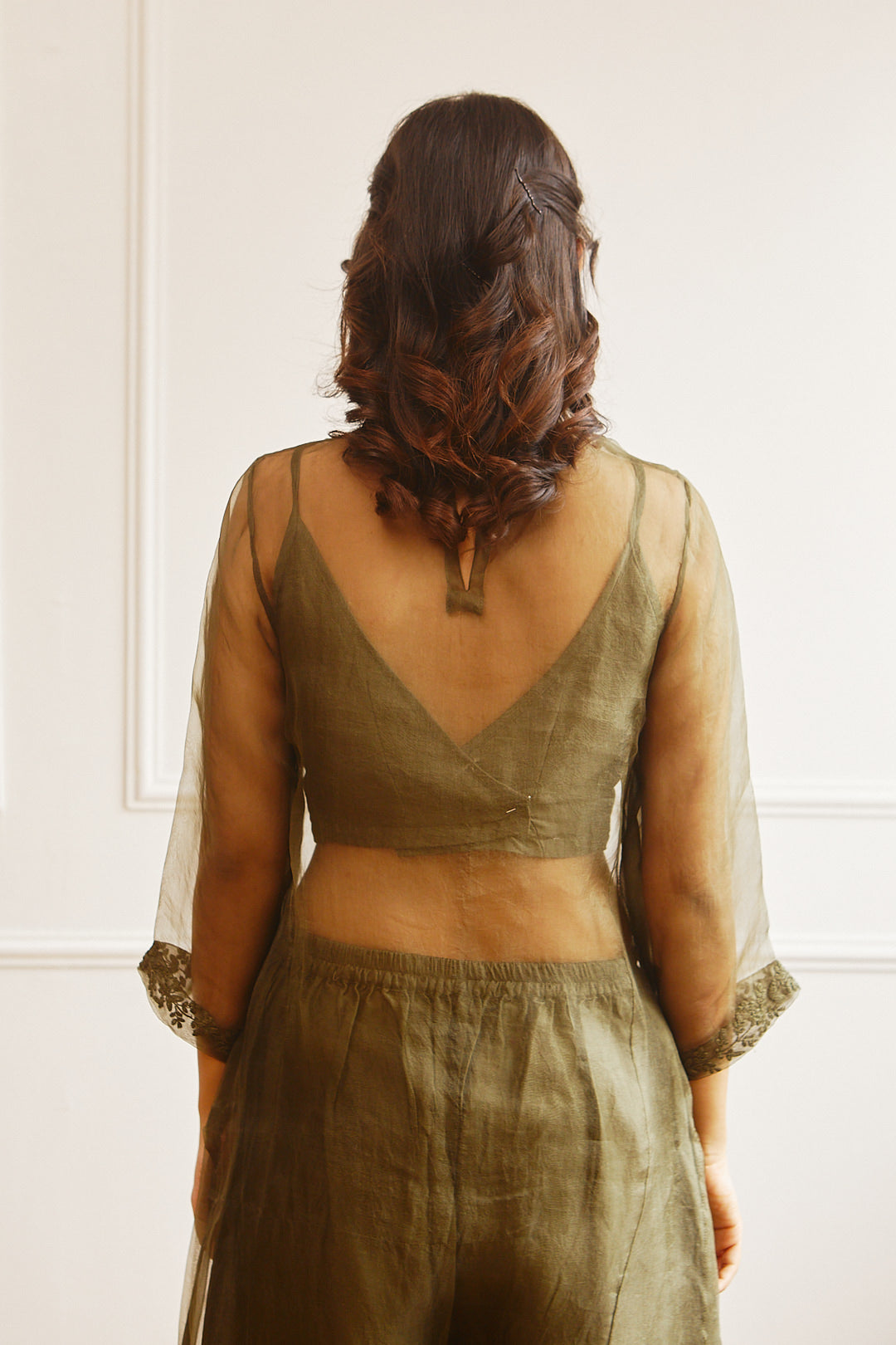 ORGANZA SILK TUNIC SET
