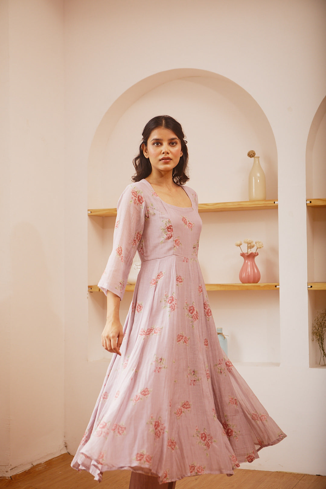 LIGHT MAUVE ANARKLAI SET