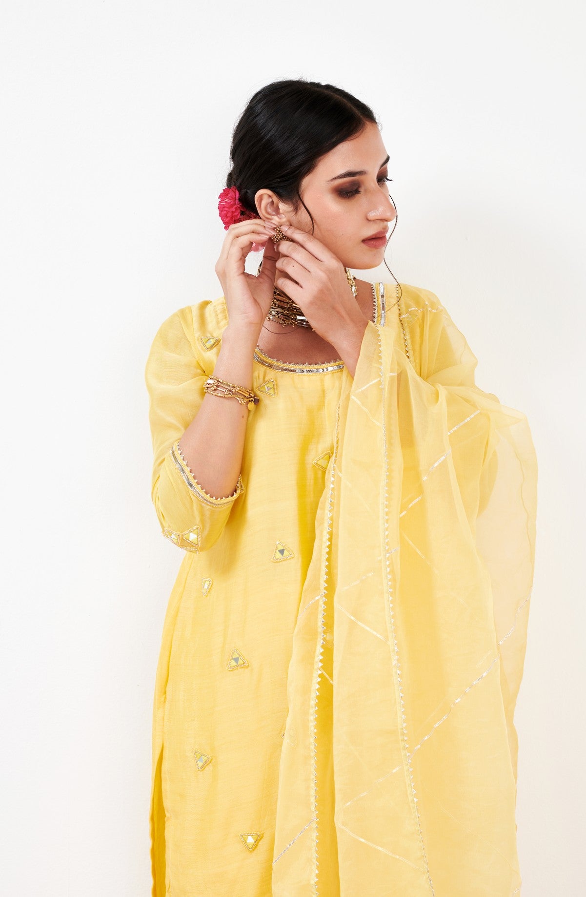 Kalki Yellow Sharara Set