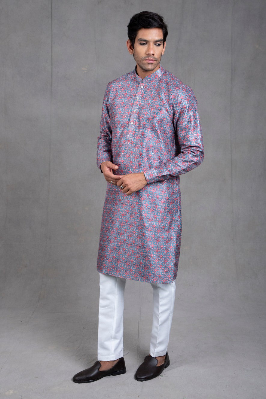 mens designer kurta churidar set