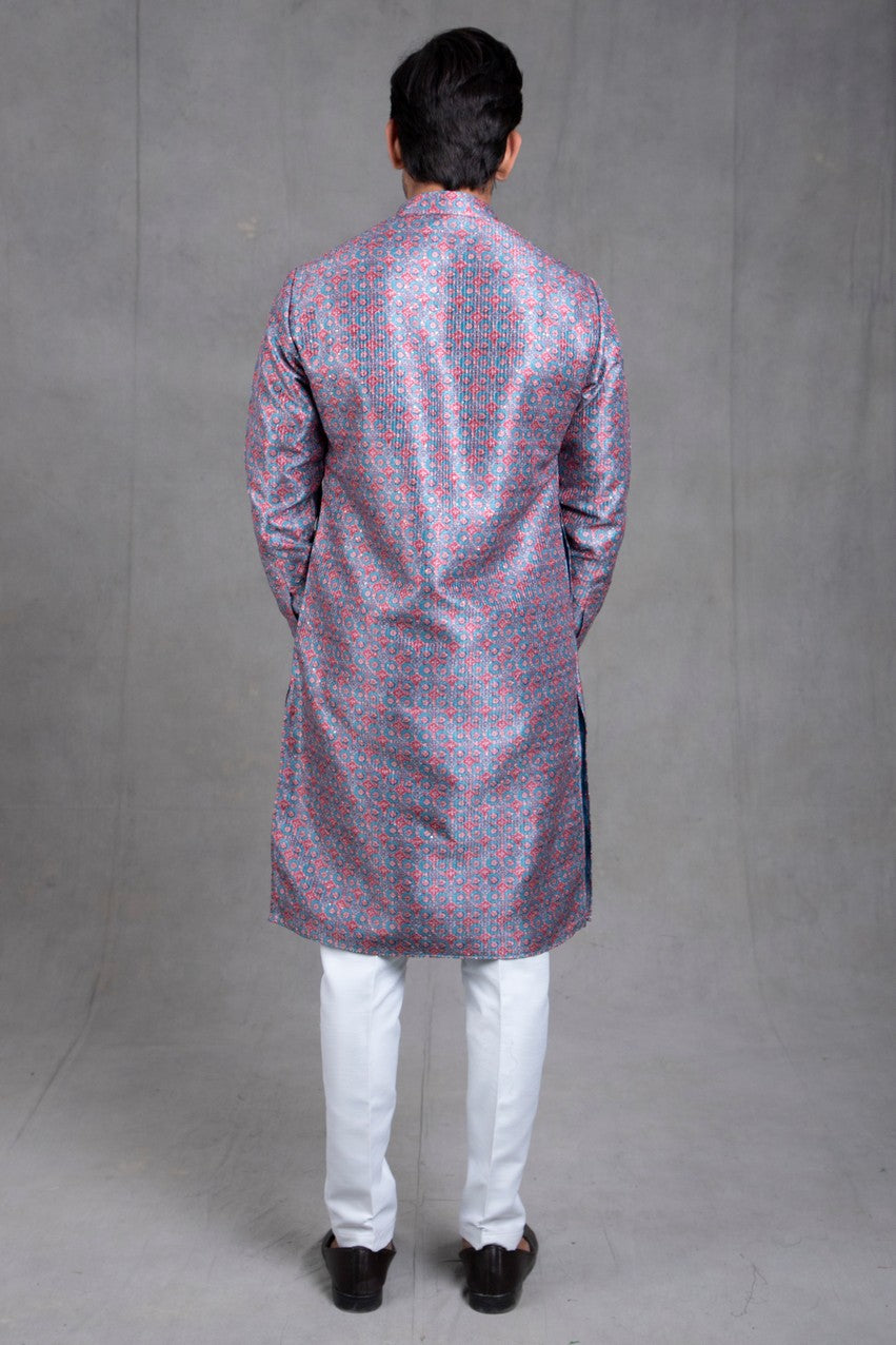 mens designer kurta churidar set