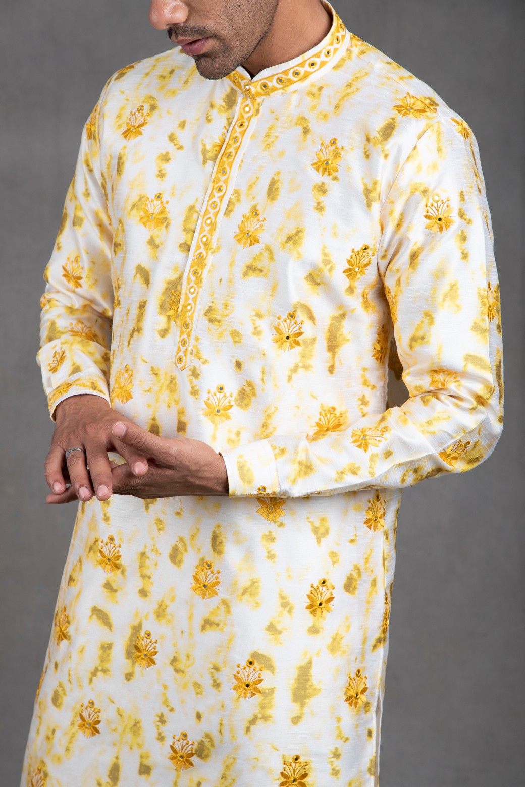 men's kurta and churidar set