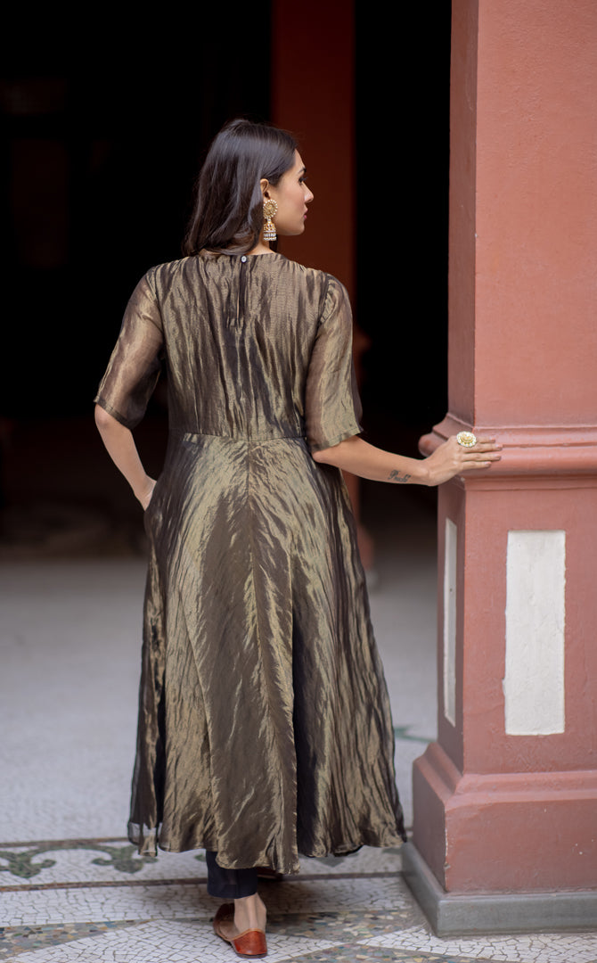 anarkali with dupatta set