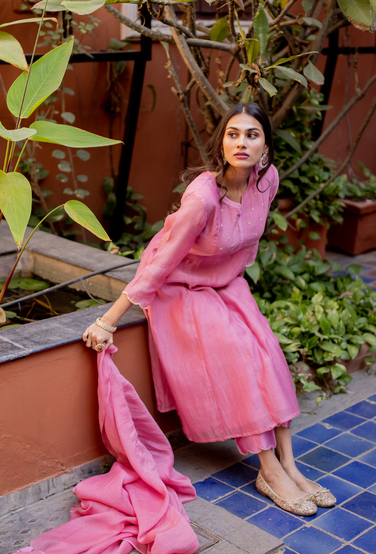 kurta with trouser and dupatta