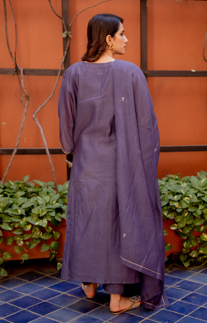 kaftan dress with dupatta