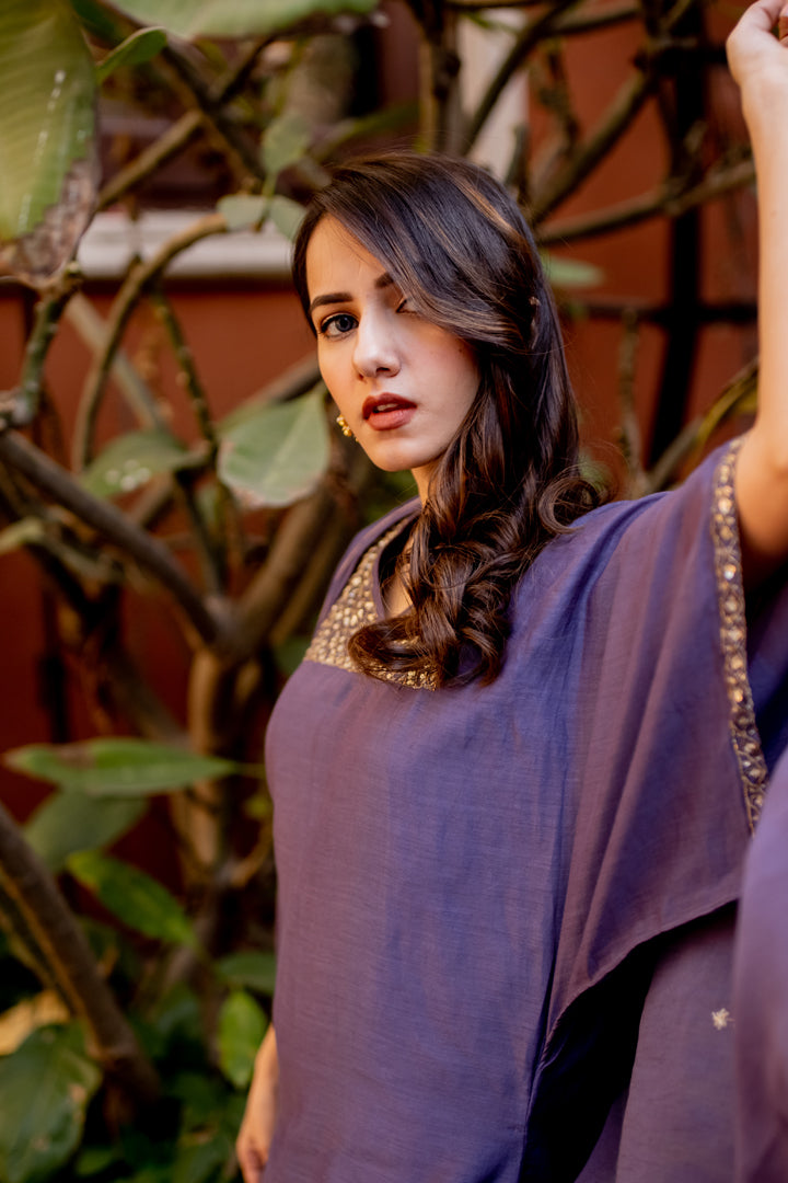 kaftan dress with dupatta