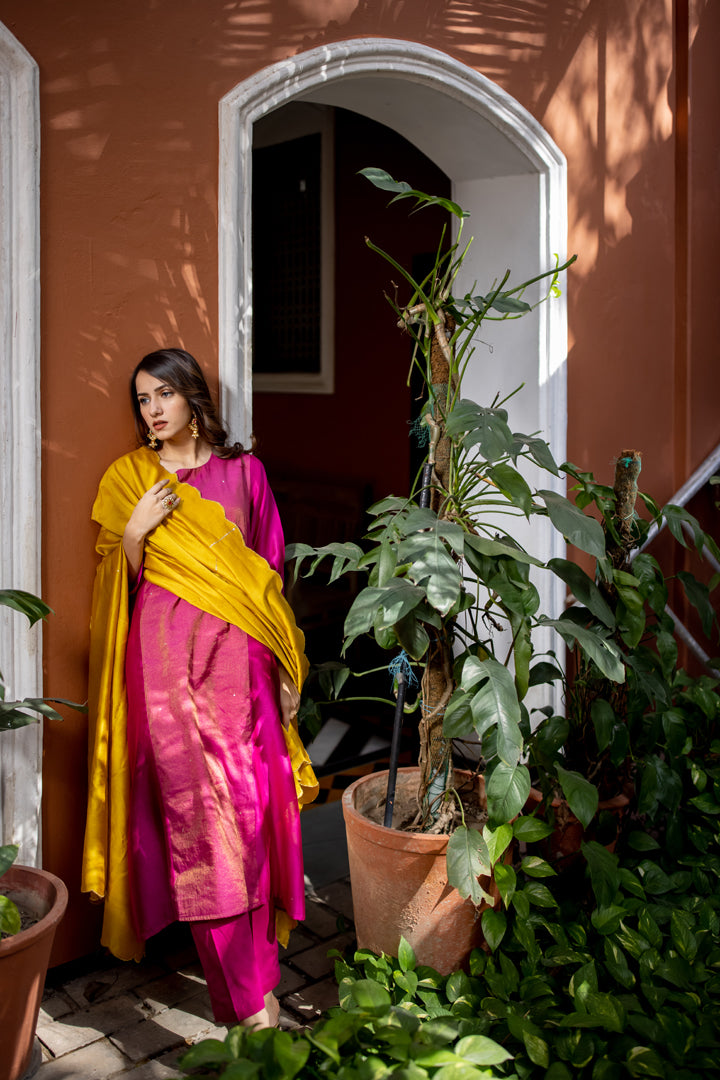 kurta with trouser and dupatta