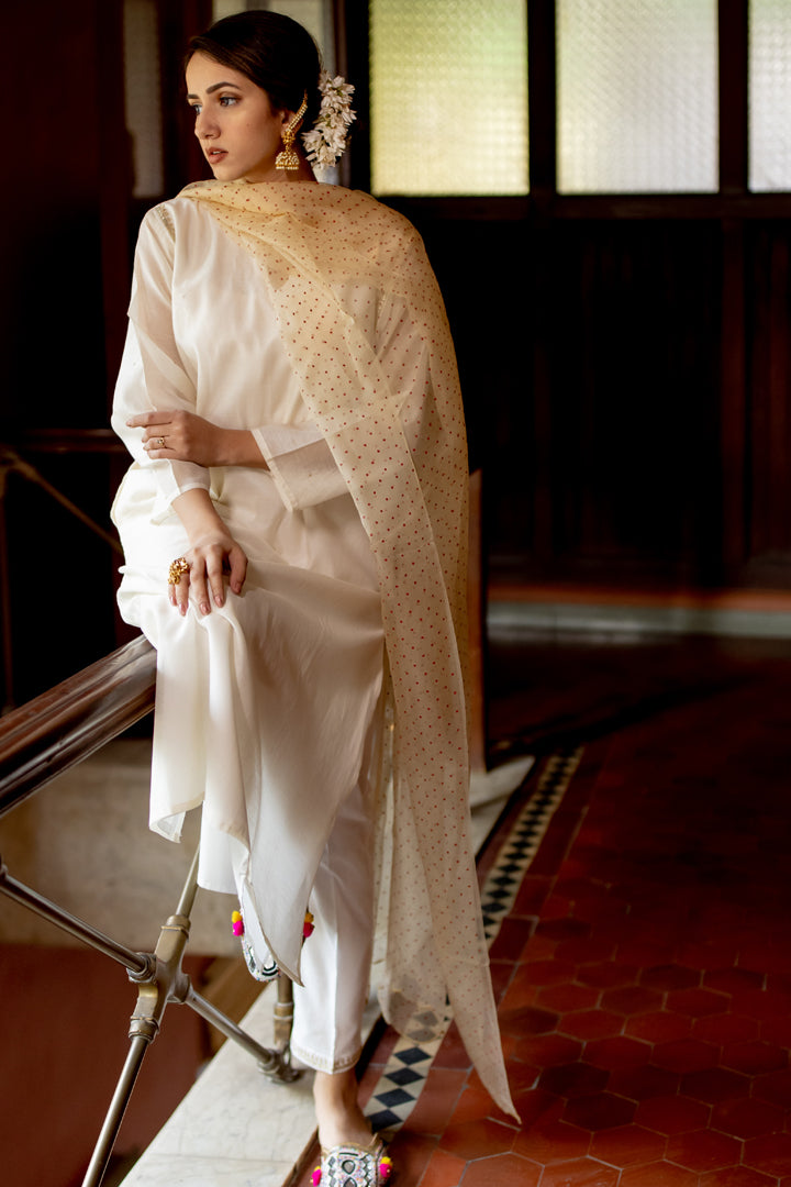 kurta with trouser and dupatta