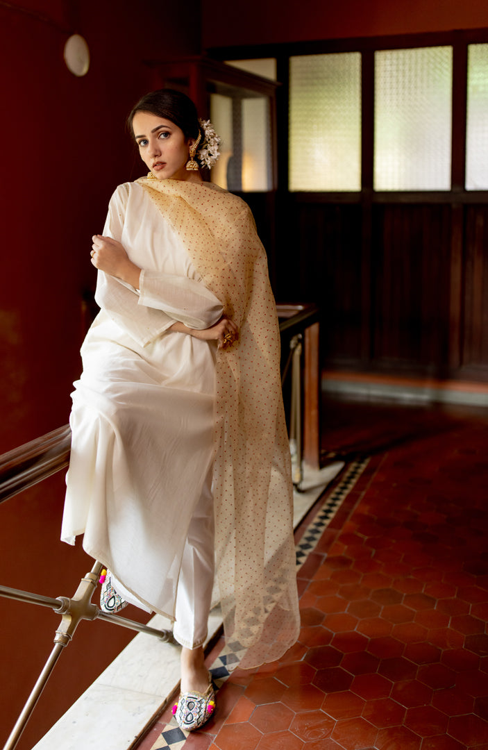 kurta with trouser and dupatta