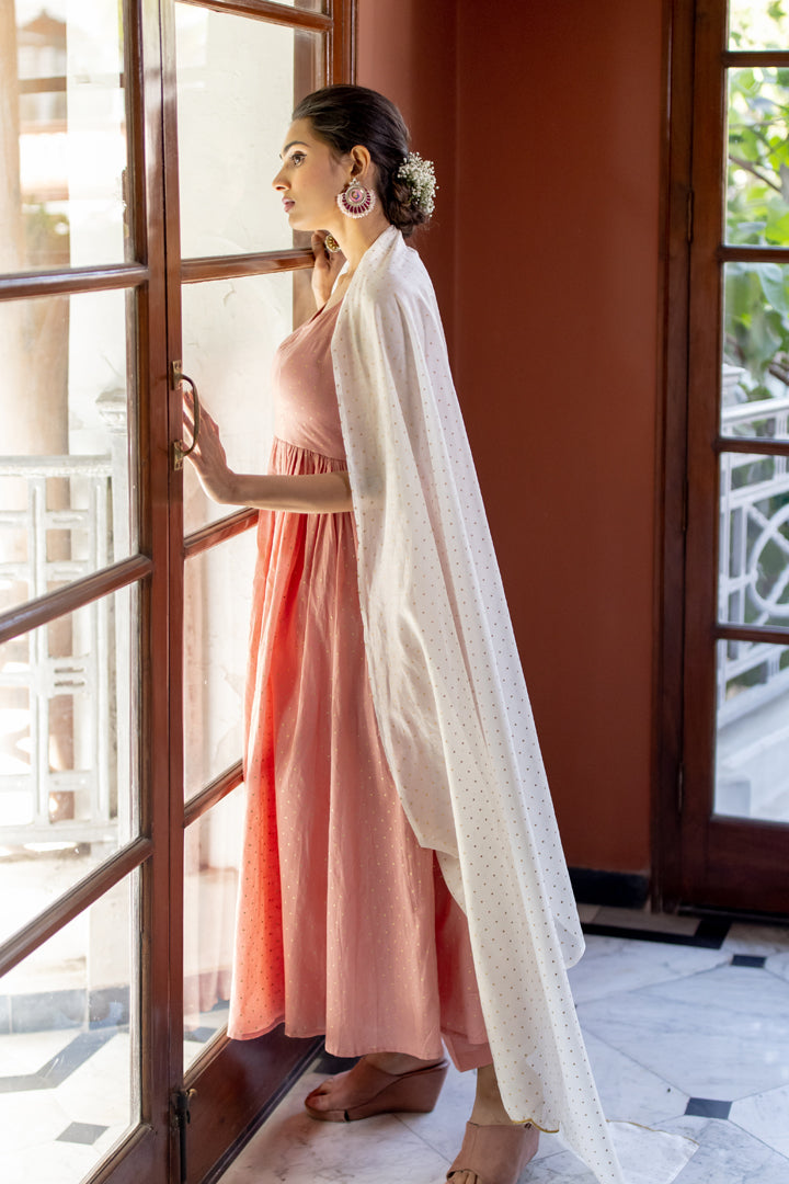 anarkali with dupatta set