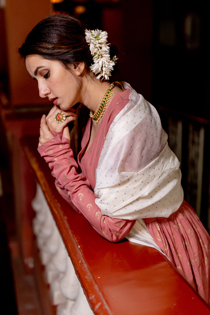 anarkali with dupatta set