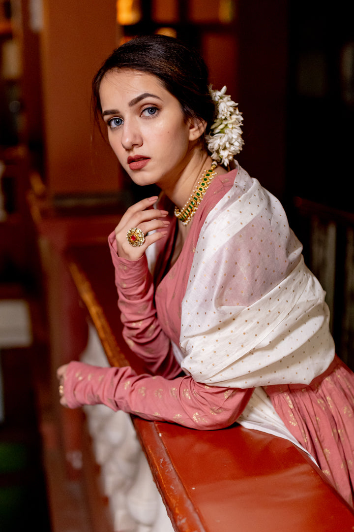 anarkali with dupatta set