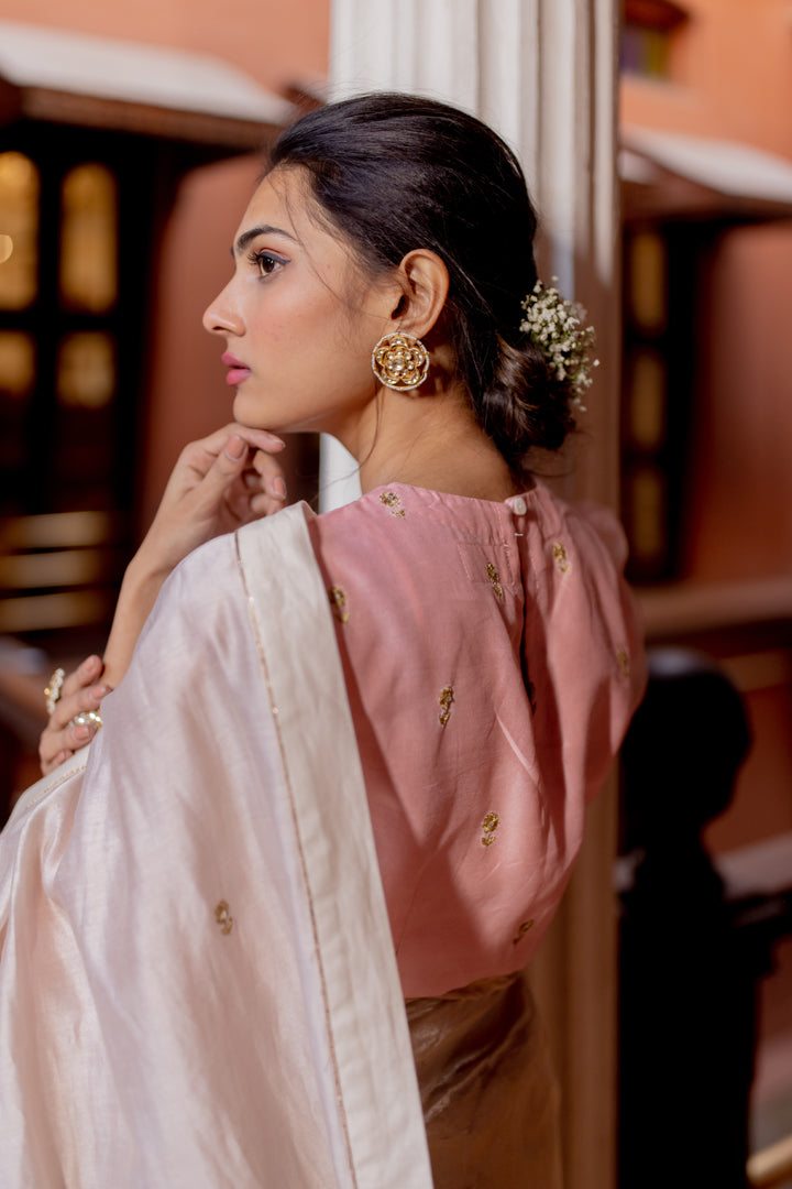 silk saree and blouse
