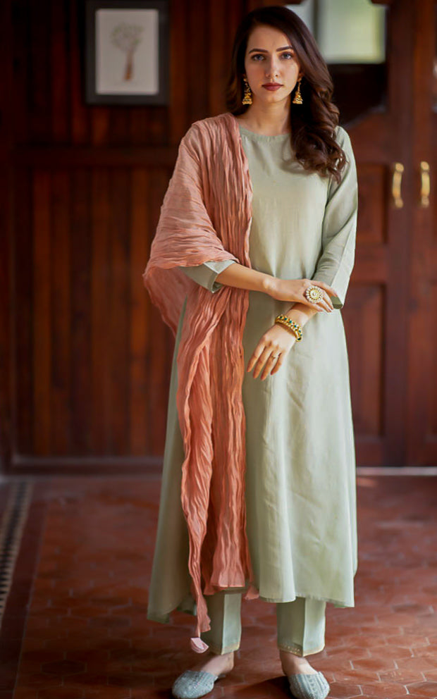 kurta with trouser and dupatta