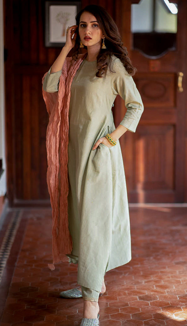 kurta with trouser and dupatta