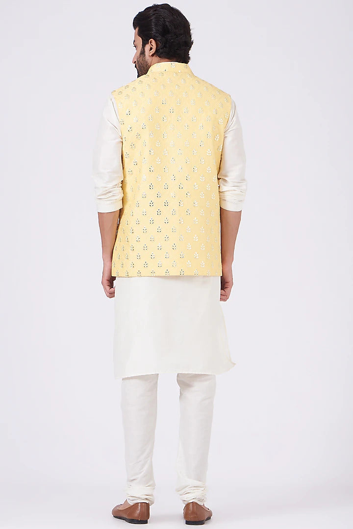Yellow Nehru Jacket