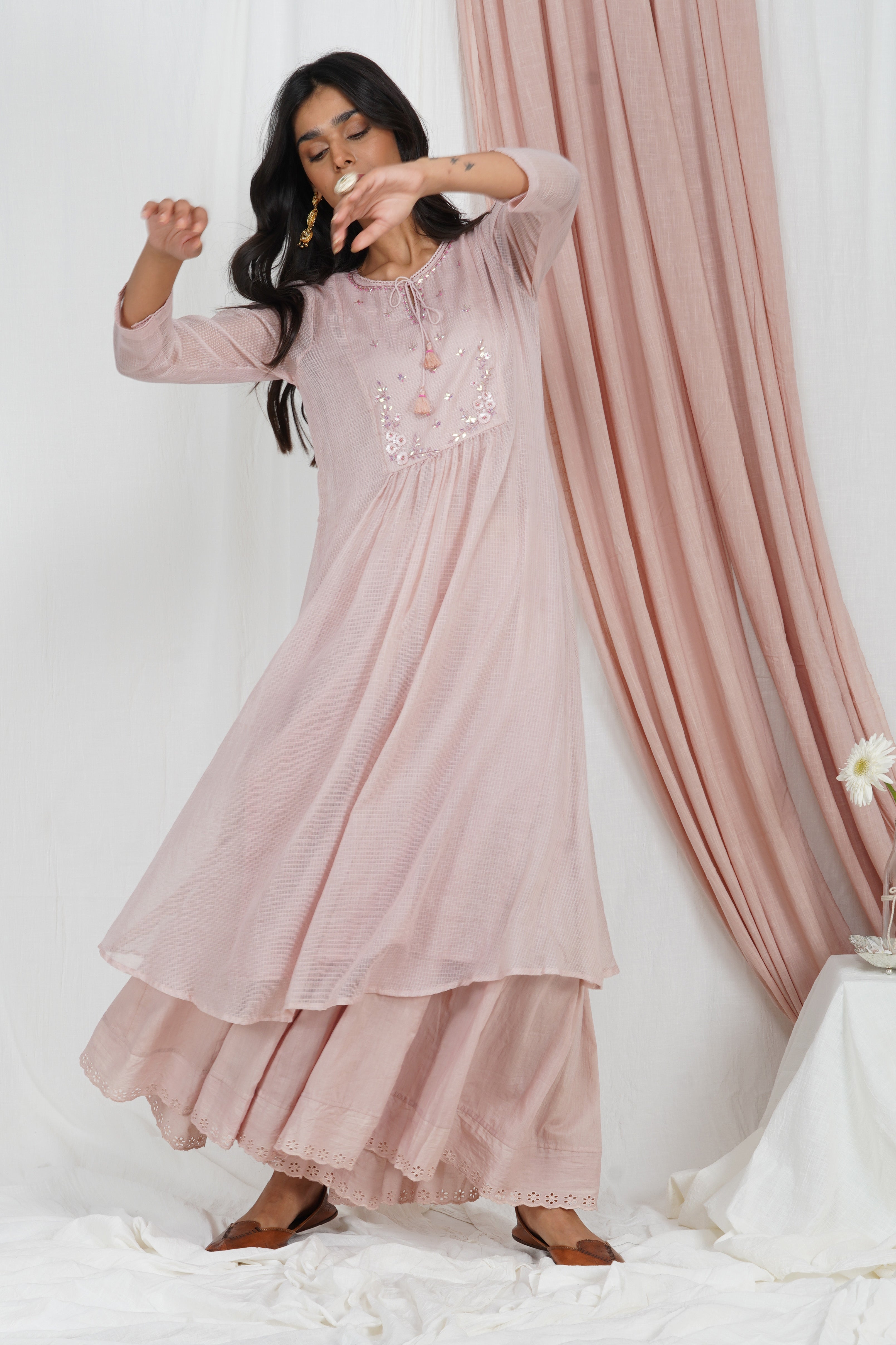 Dusty Pink kurta Set