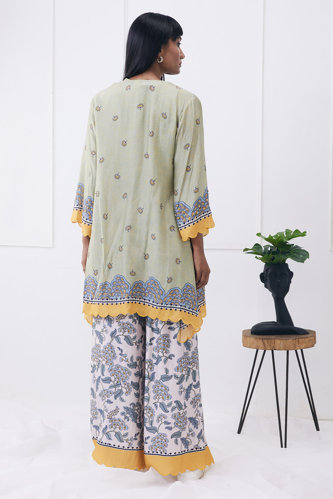 Yasmin Printed co-ord set with jacket