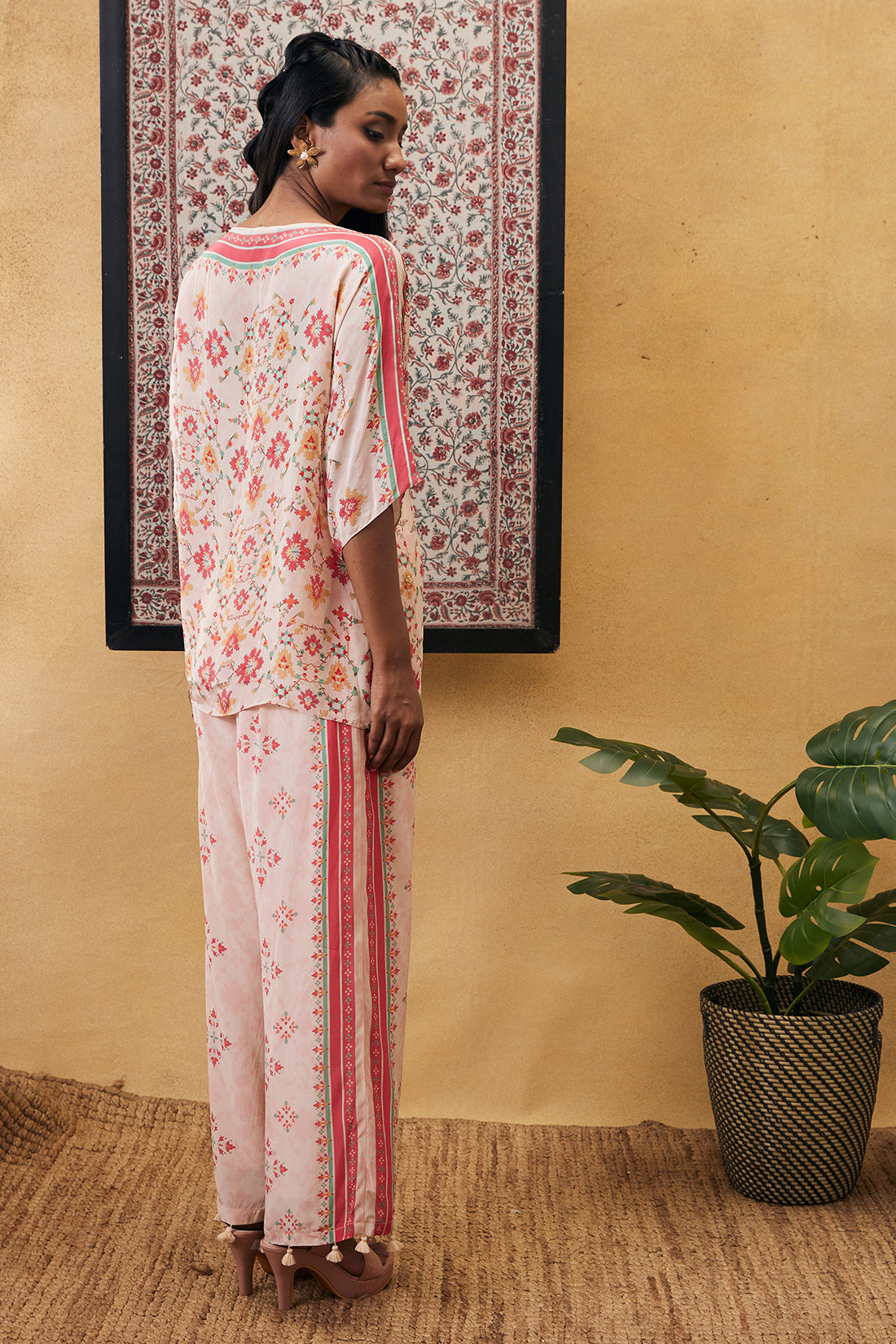 Zahra embroidered co-ord set