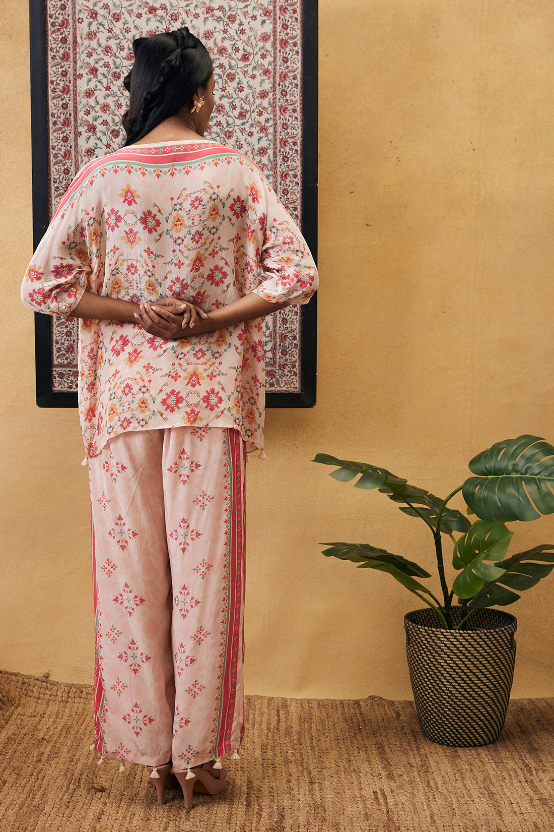 Zahra embroidered co-ord set