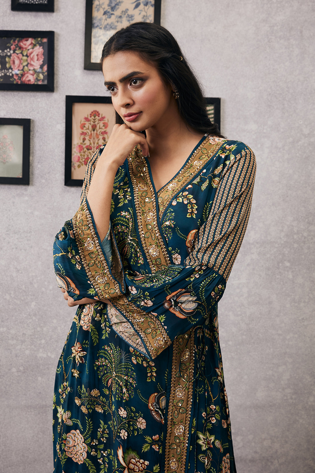 Mehr embroidered kurta set
