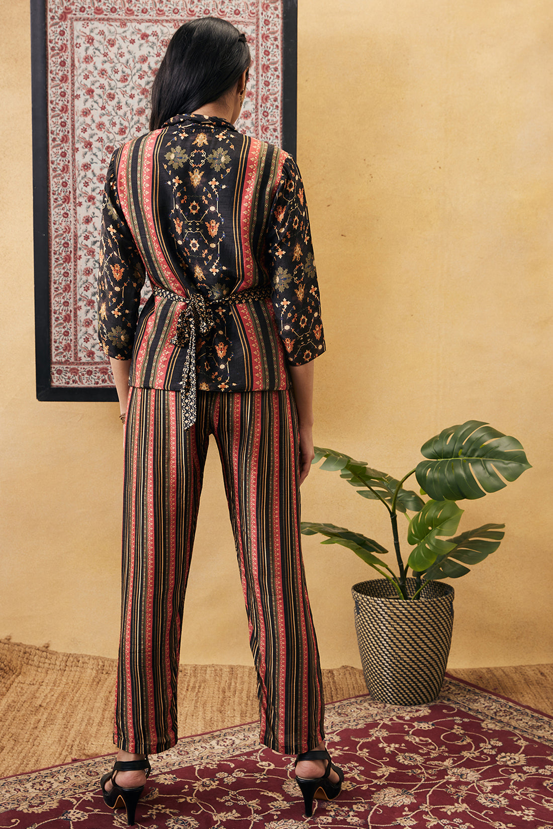 Zahra embroidered co-ord set