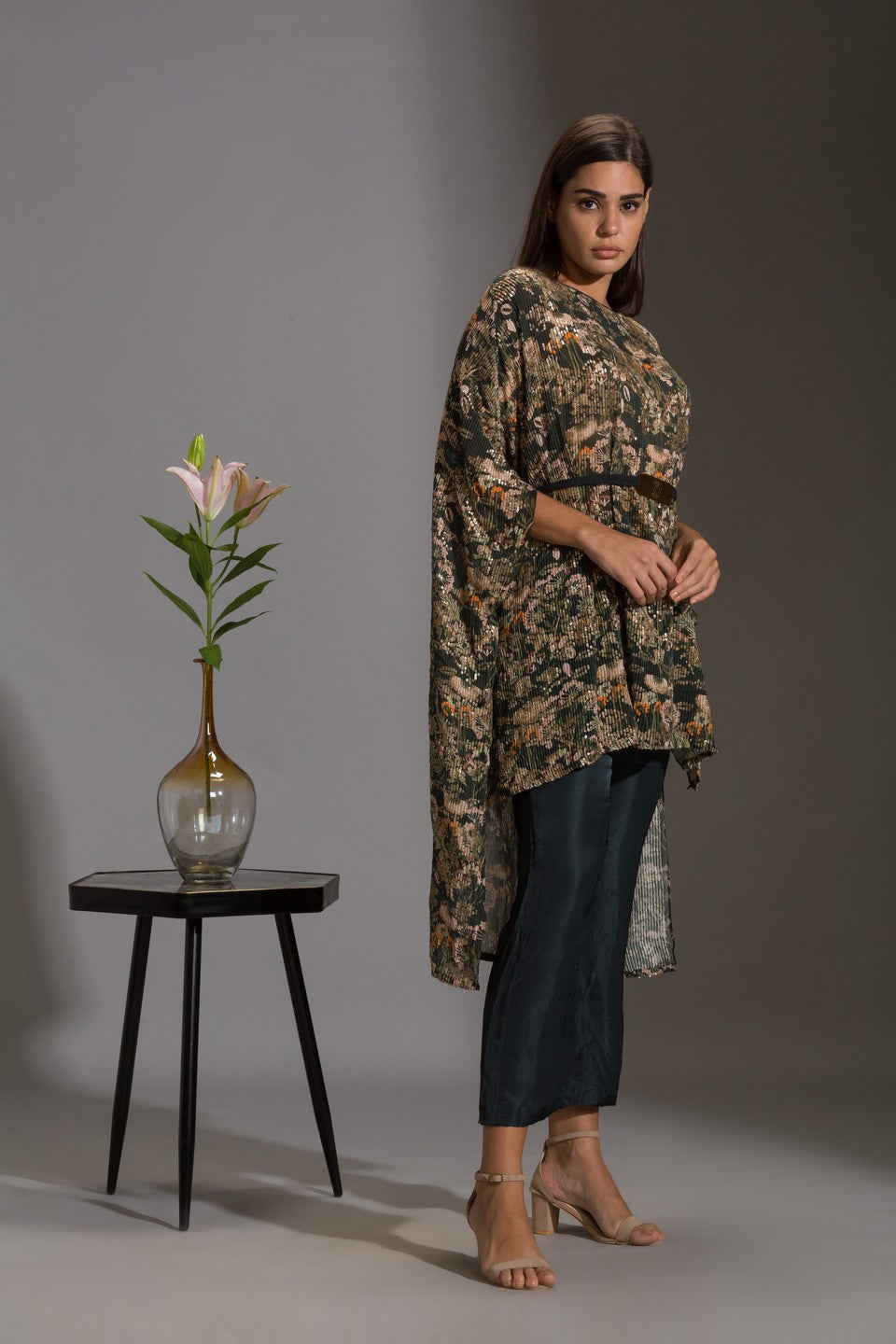Kaftaan printed top with pants