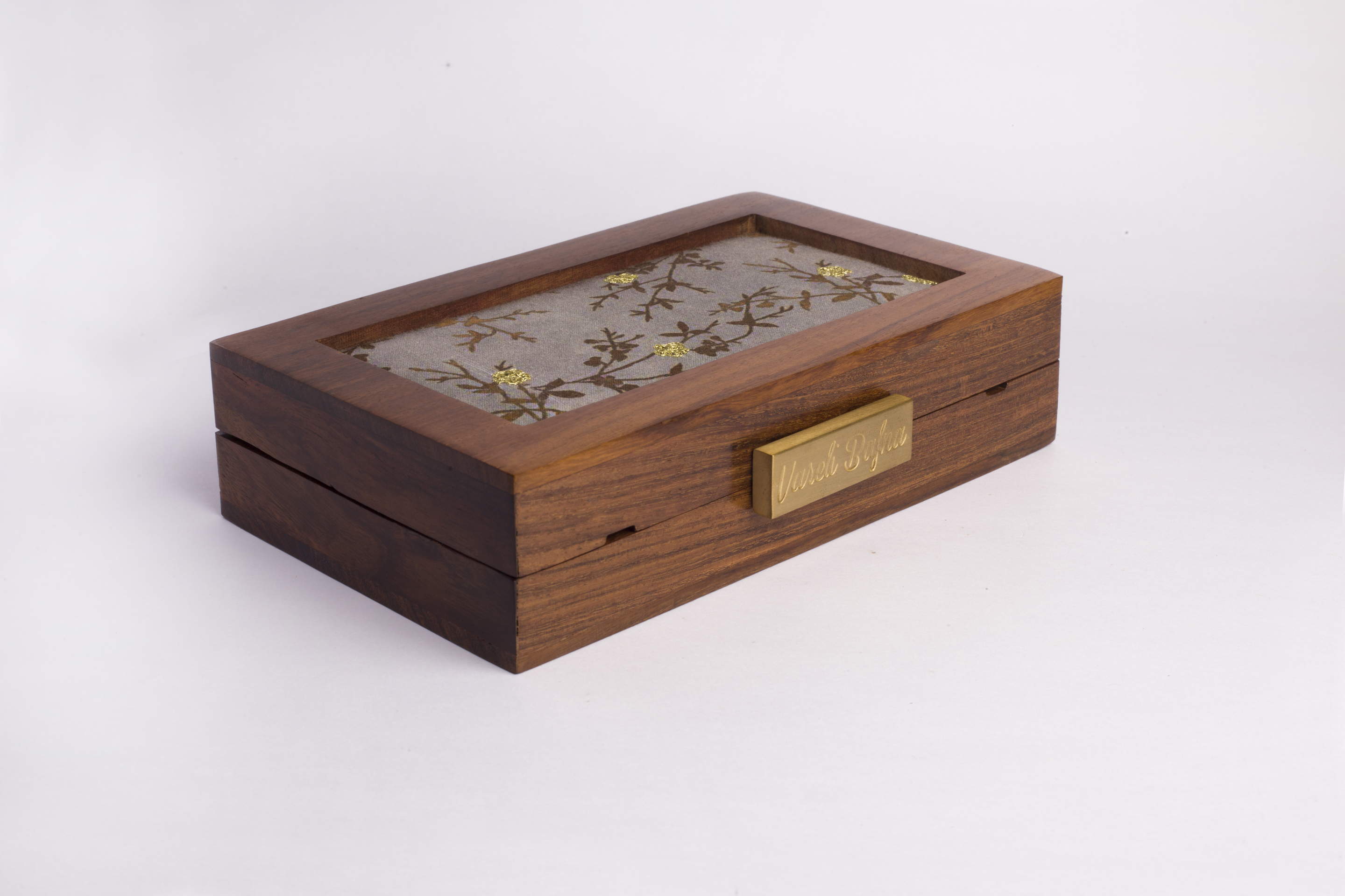 Golden Zari work Clutch