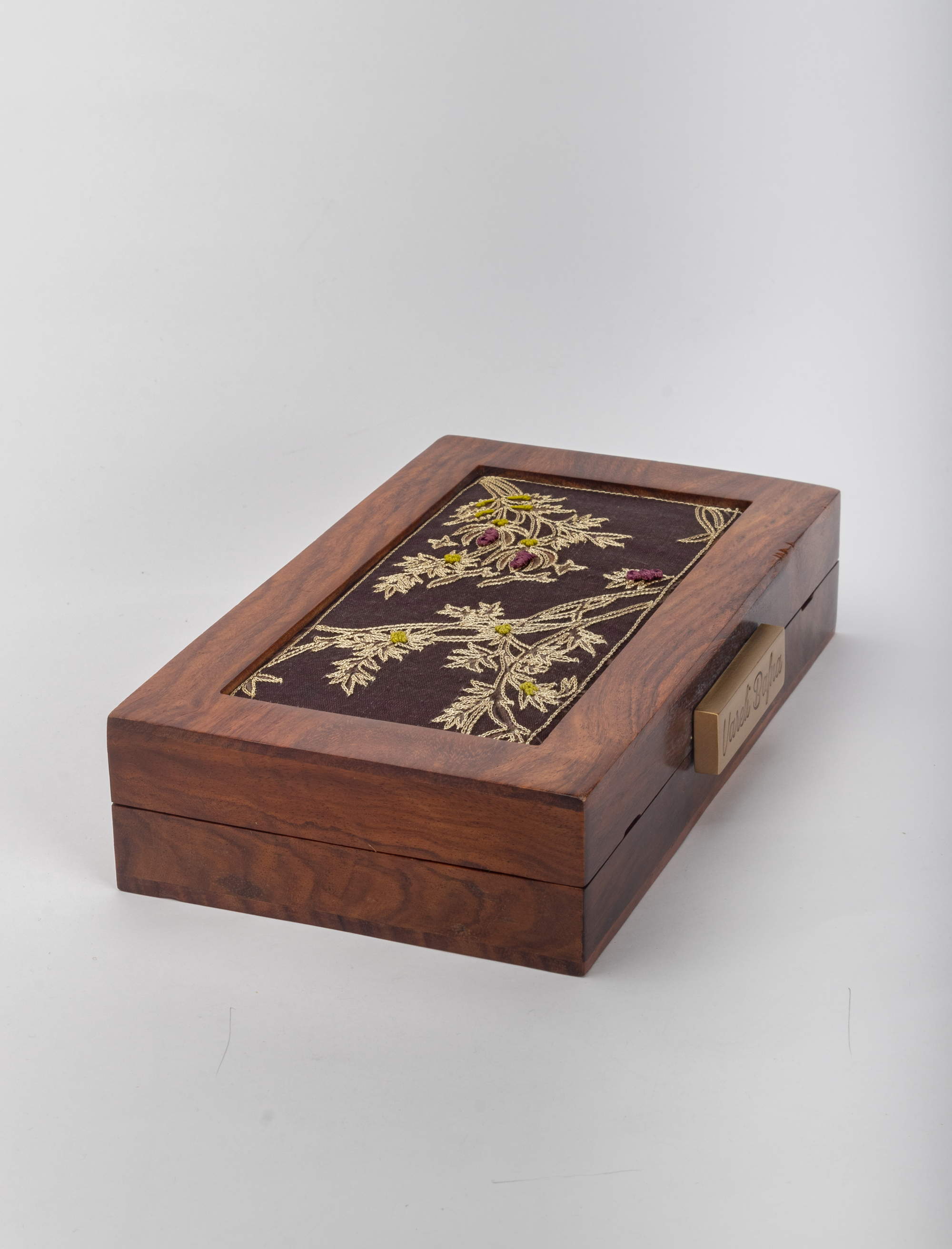 Golden Zari work Clutch