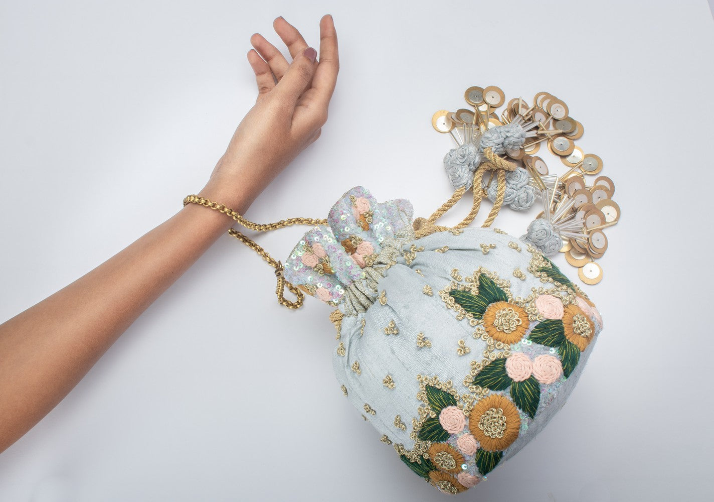 Hand made flower tassels