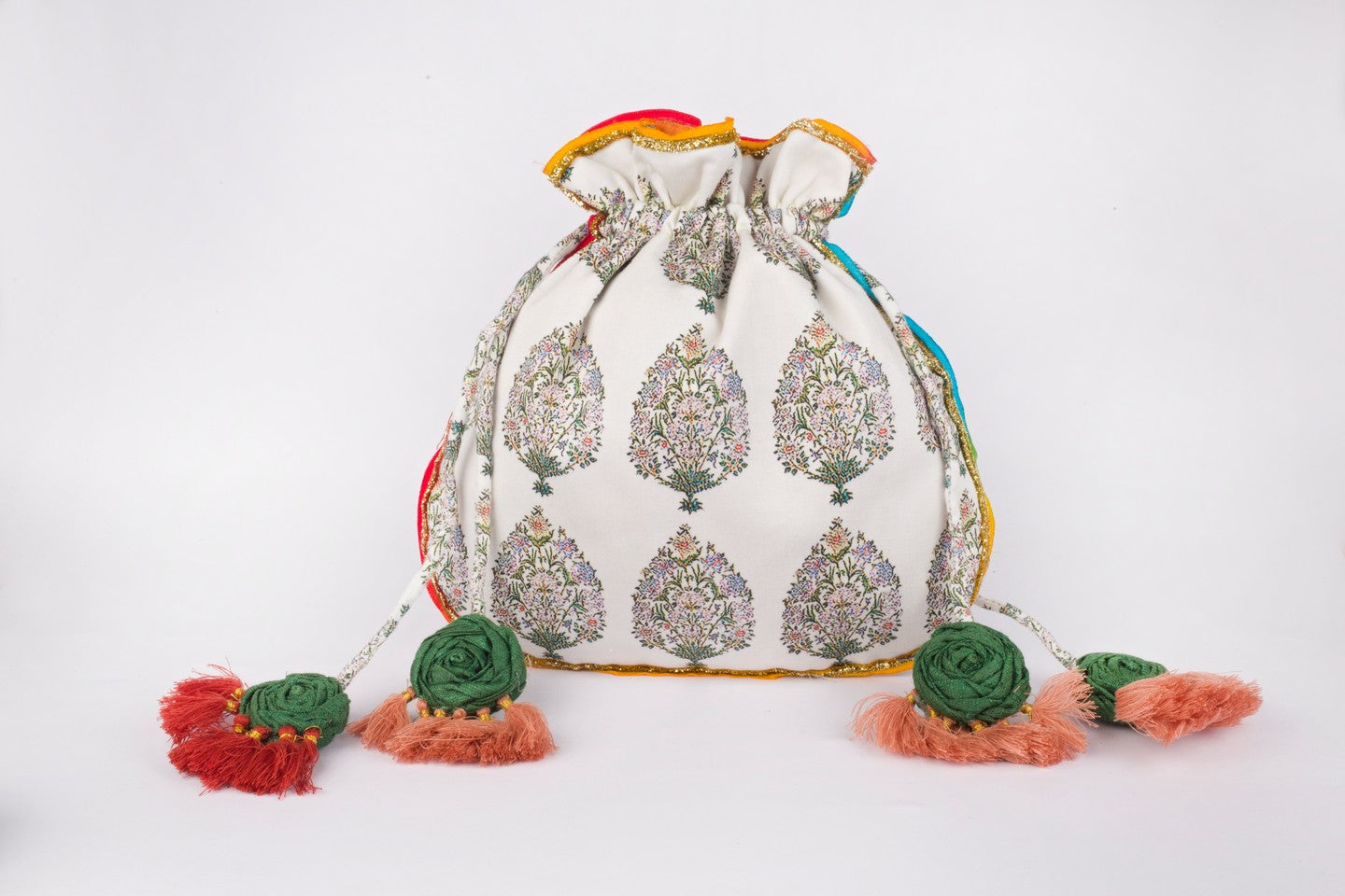 Hand made flower tassels