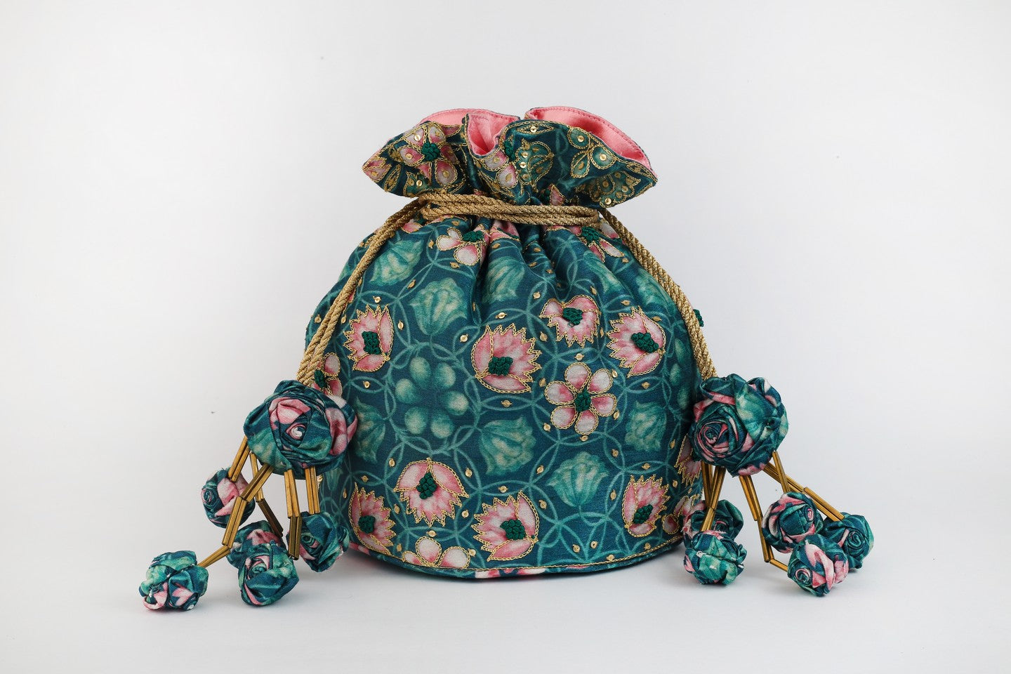 hand made flower tassels