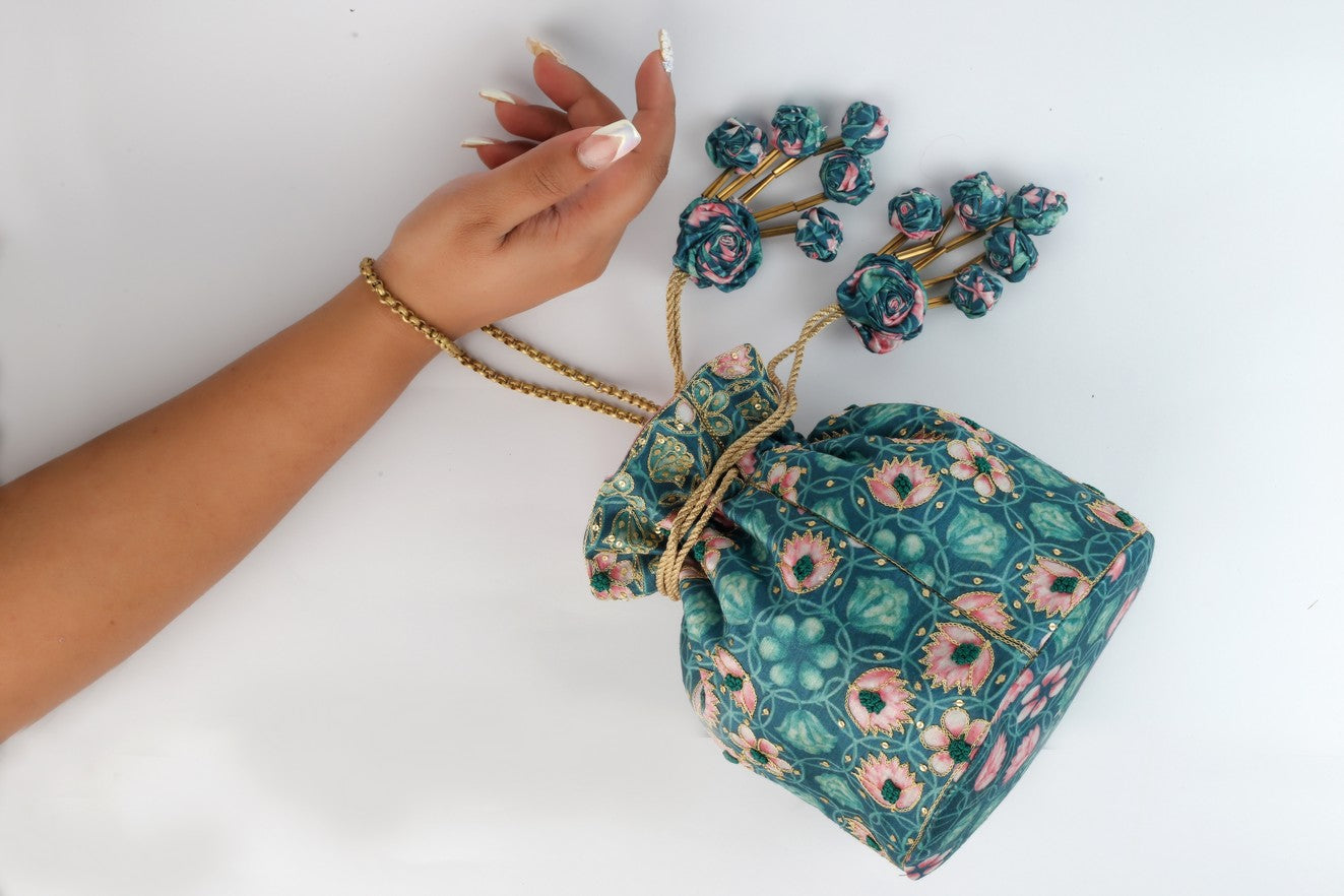 hand made flower tassels
