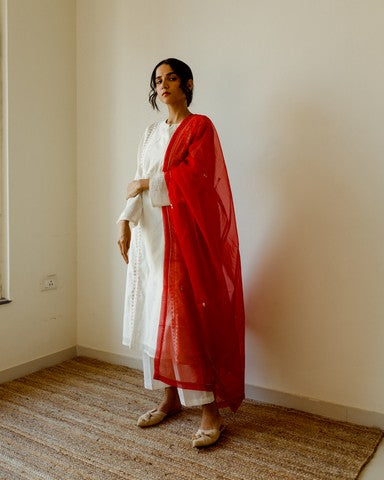ivory kurta set