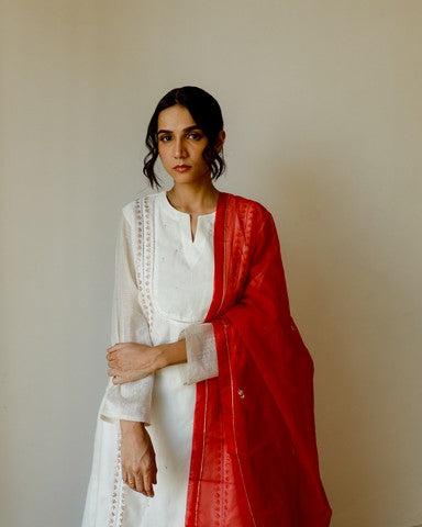 ivory kurta set