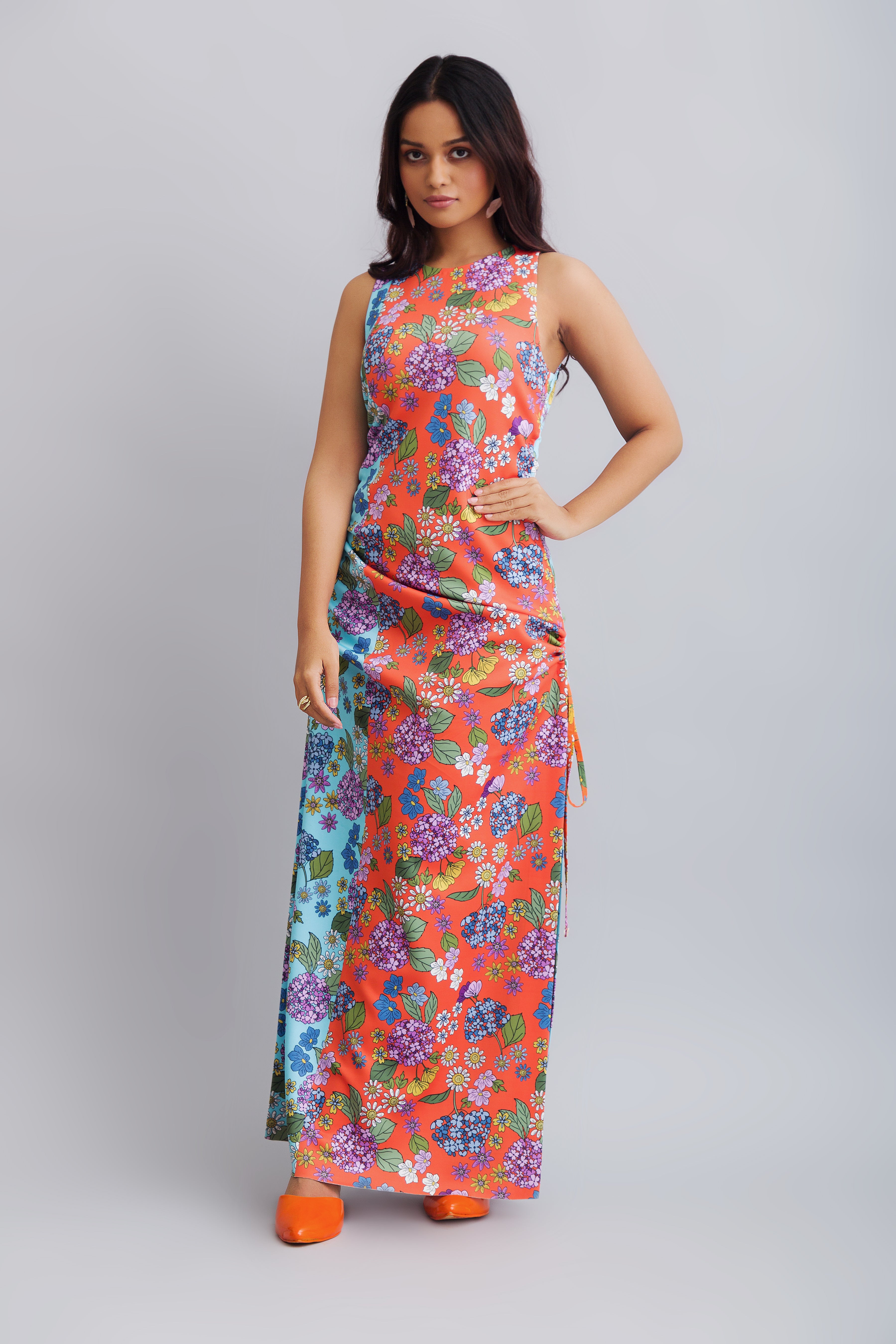 ruched dress